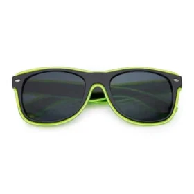 LED sunglasses black - neon yellow