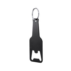 Beer opener keychain black