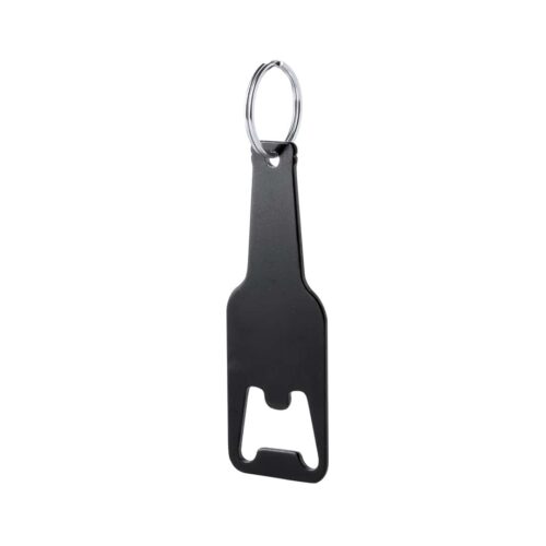 Beer opener keychain black