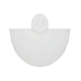 PEVA rain poncho children white - 2-5 years