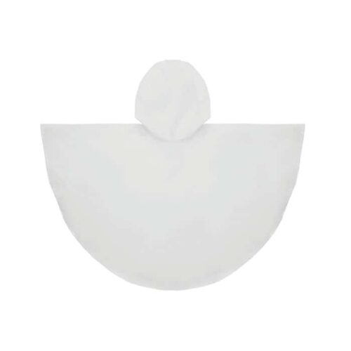 PEVA rain poncho children white - 2-5 years