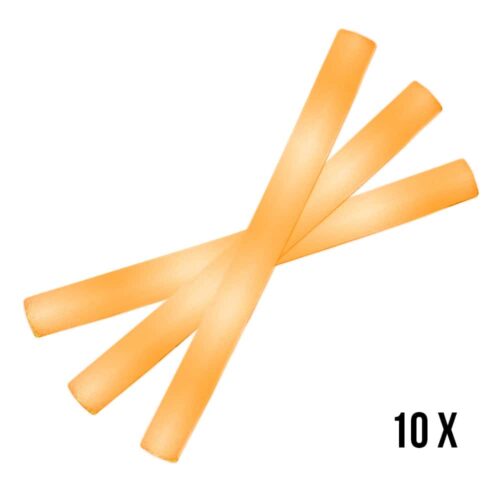 LED foam sticks orange - 10 pieces