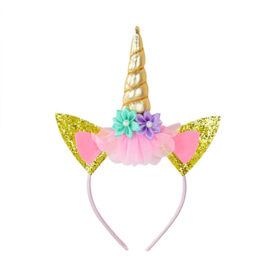 Unicorn Headband Gold