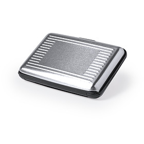 Card Holder RFID Aluminum Silver