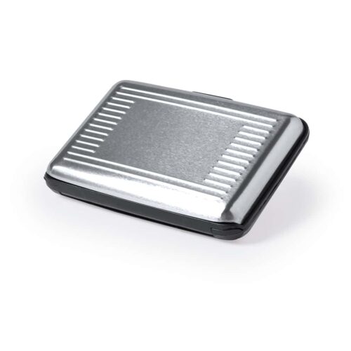 Card Holder RFID Aluminum Silver