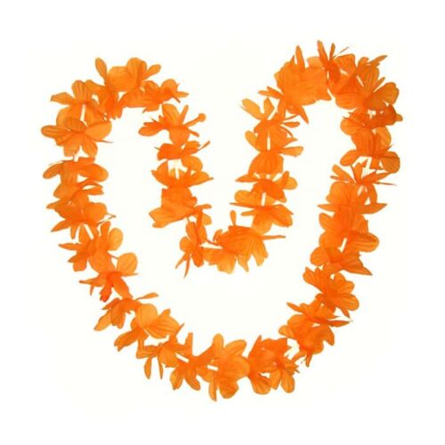 Hawaii flower wreath orange