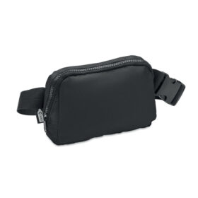 Hip bag with phone pocket RPET black