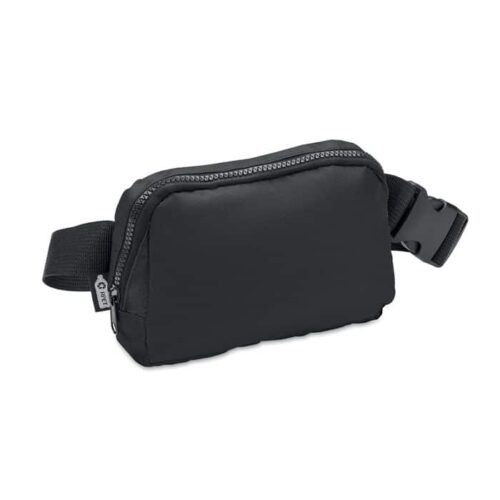 Hip bag with phone pocket RPET black