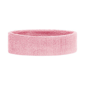 Sweatband Headband Cotton/Spandex Light Pink