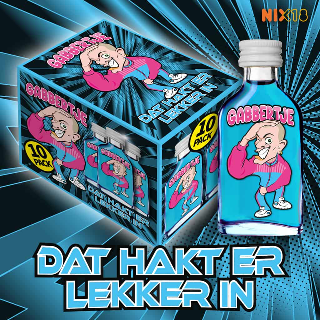 Gabbertje® shots – Blue (10-pack) - Image 3