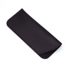 Sunglasses Case Faux Leather Black