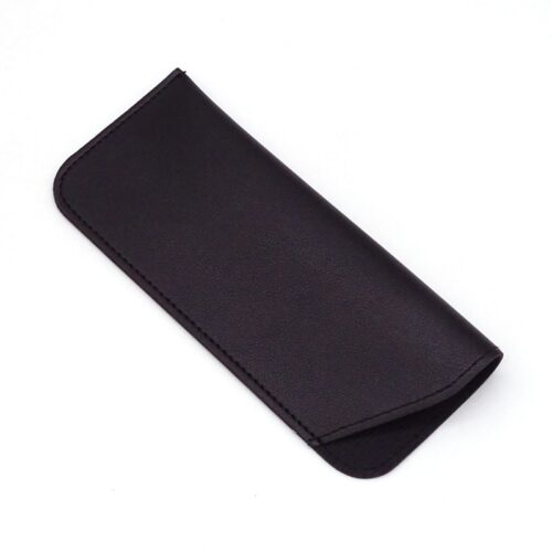 Sunglasses Case Faux Leather Black