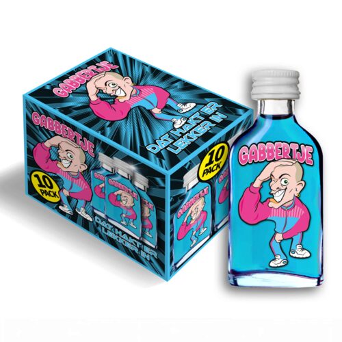 Gabbertje® shots – Blue (10-pack)