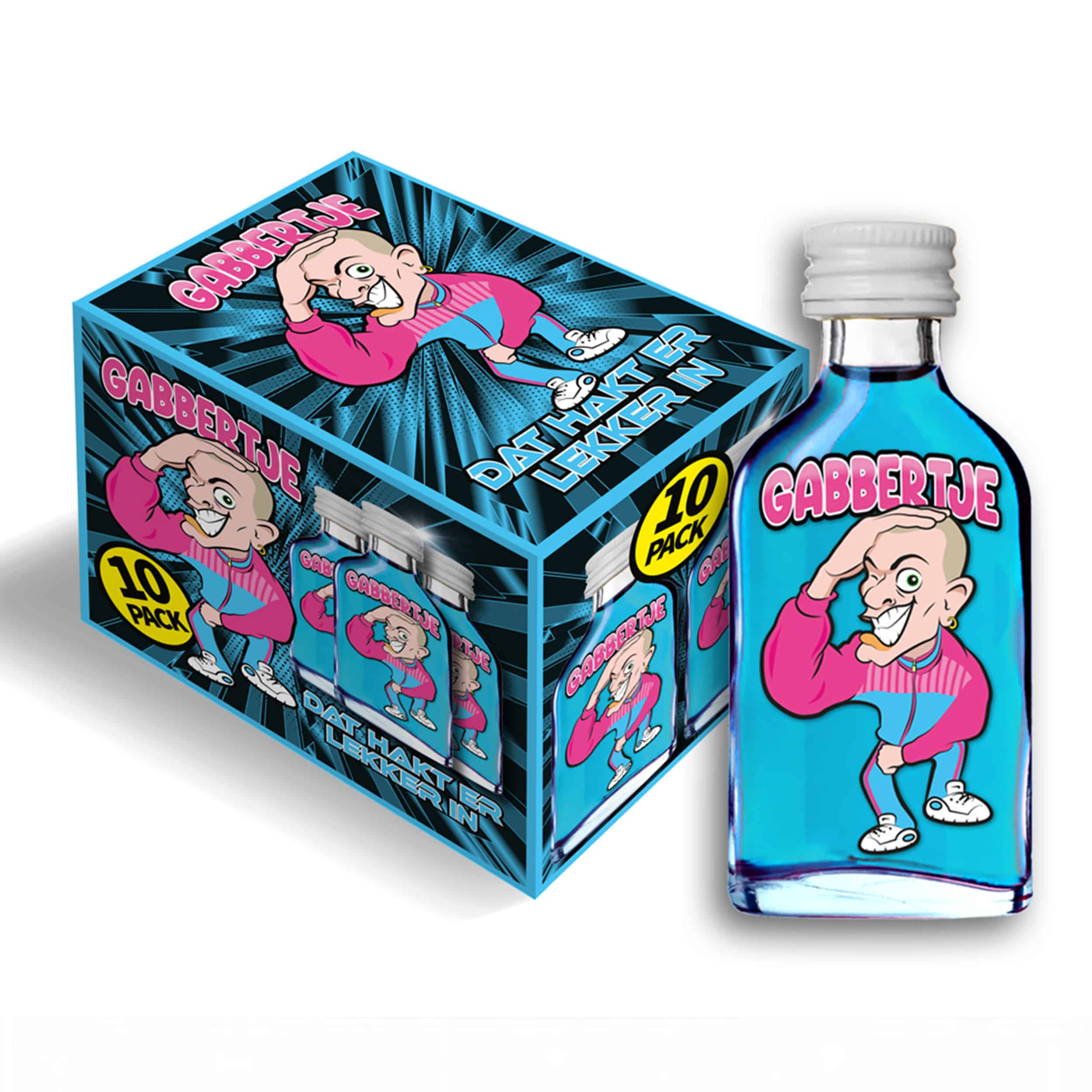 Gabbertje® shots – Blue (10-pack)