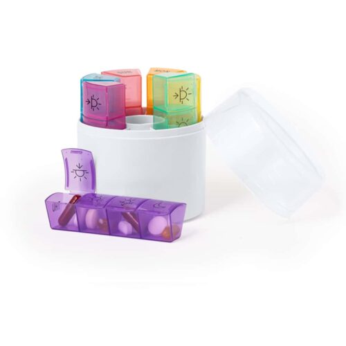 Weekly Pill Box with 7 Compartments