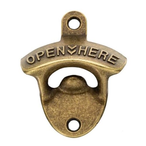 Beer Opener Wall Bronze