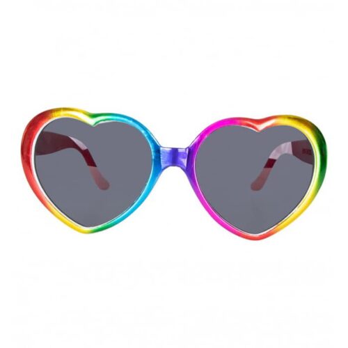 Heart-shaped Rainbow Sunglasses Pride