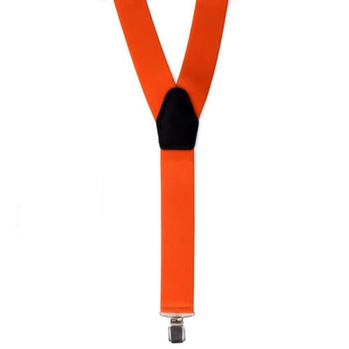 Adjustable Suspenders Orange