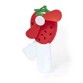 Hand fan strawberry
