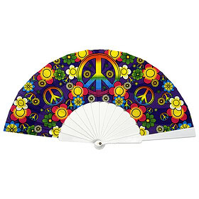 Festival Hand Fan - Hippie