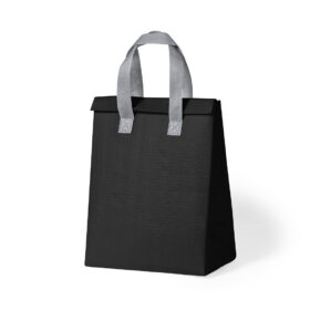 Cooler bag with handle and Velcro closure - Black