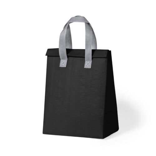 Cooler bag with handle and Velcro closure - Black