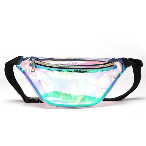 Fanny pack holographic transparent