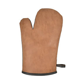 Barbecue gloves PU brown