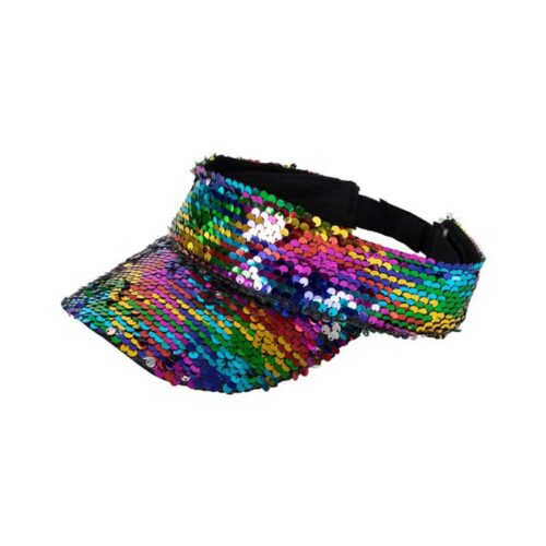 Visor Sequins Pride Rainbow