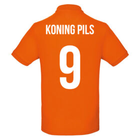 Unisex Orange Polo - King Pils