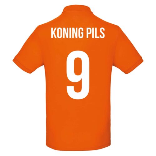 Unisex Orange Polo - King Pils
