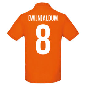 Unisex Orange Polo - (Wijn)aldum