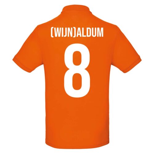 Unisex Orange Polo - (Wijn)aldum