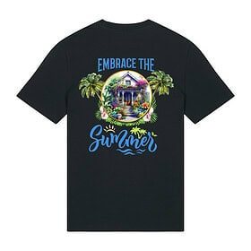 Ravelife T-shirt Embrace The Summer - Black