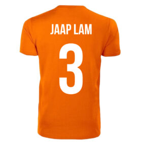 Unisex orange T-shirt - Jaap Lam
