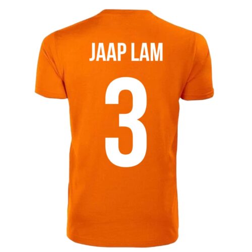 Unisex orange T-shirt - Jaap Lam