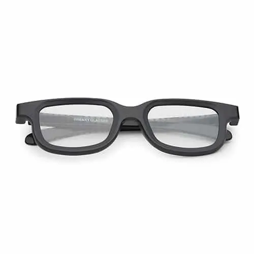 Freaky Glasses original space glasses stars with smiley effect - black