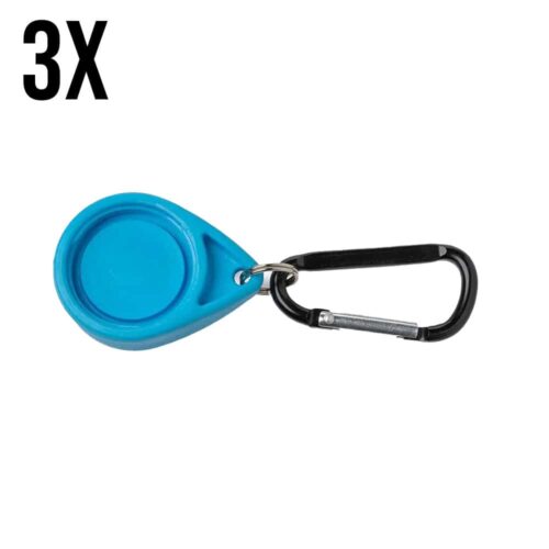 Hard Party Cap with Hook - Sky Blue - 3 Pieces