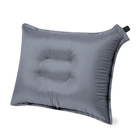 Self-inflating Pillow RPET/Polyester Gray