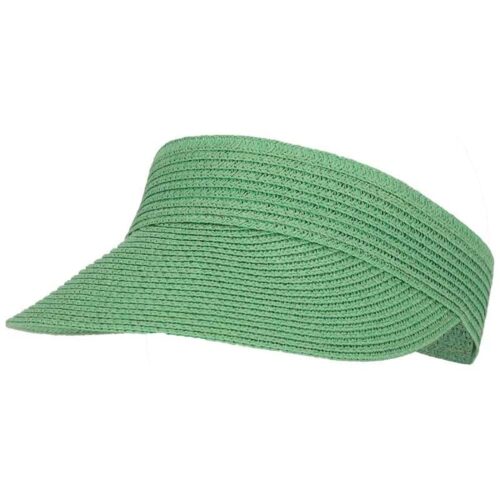 Visor Braided Paper Straw Green