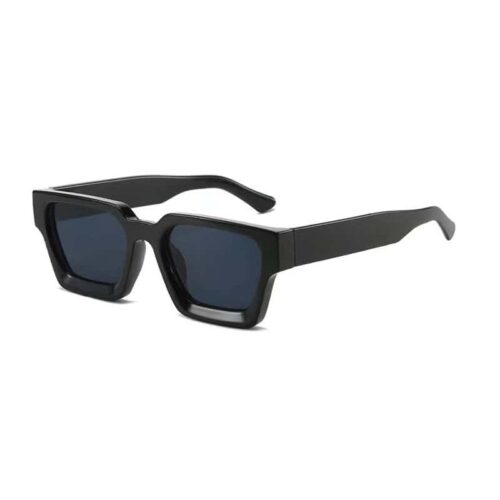 Sunglasses square thick frame - black