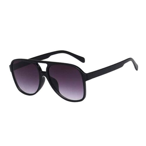 Aviator Sunglasses Classic Black - With Black Lenses