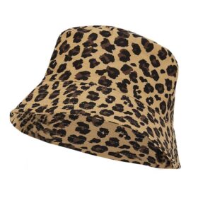 Sarlini fisherman's hat leopard print brown - 57 cm