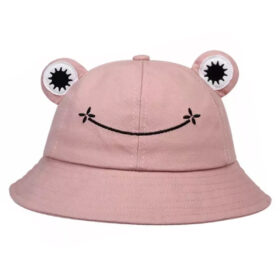 Frog Fisherman's Hat 56-58 cm Cotton Light Pink