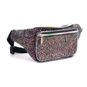 Multicolor Glitter Fanny Pack