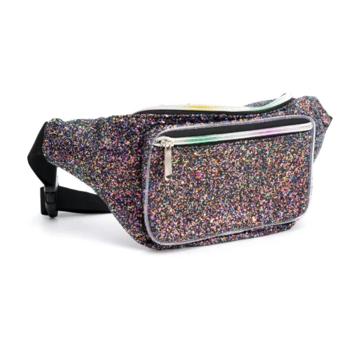 Multicolor Glitter Fanny Pack