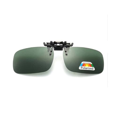 Clip-on sunglasses with polarized lenses - Green
