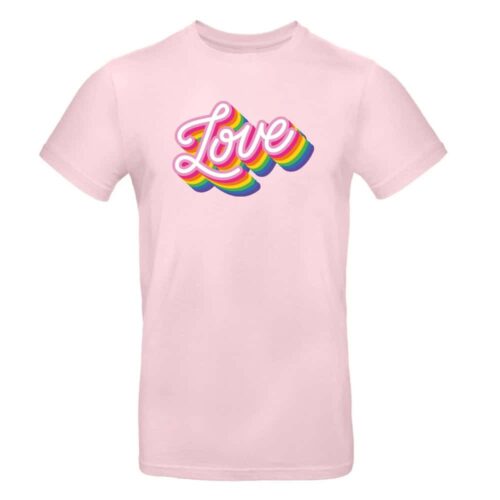 Pride T-shirt Love - Pink