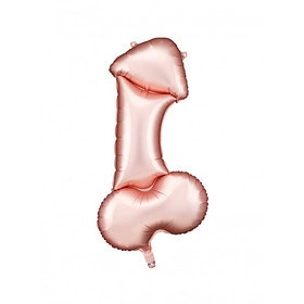 Foil Balloon Penis 88 x 46 cm Rose Gold