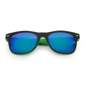 Classic Sunglasses | green-black mirror lenses